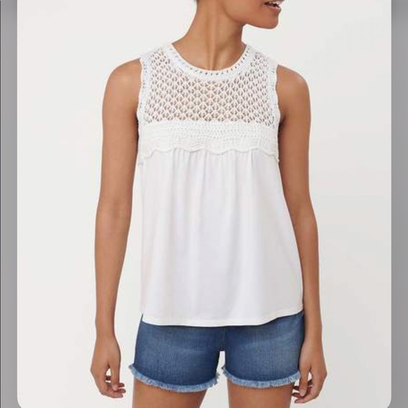LOFT Tops - Loft crochet tank.